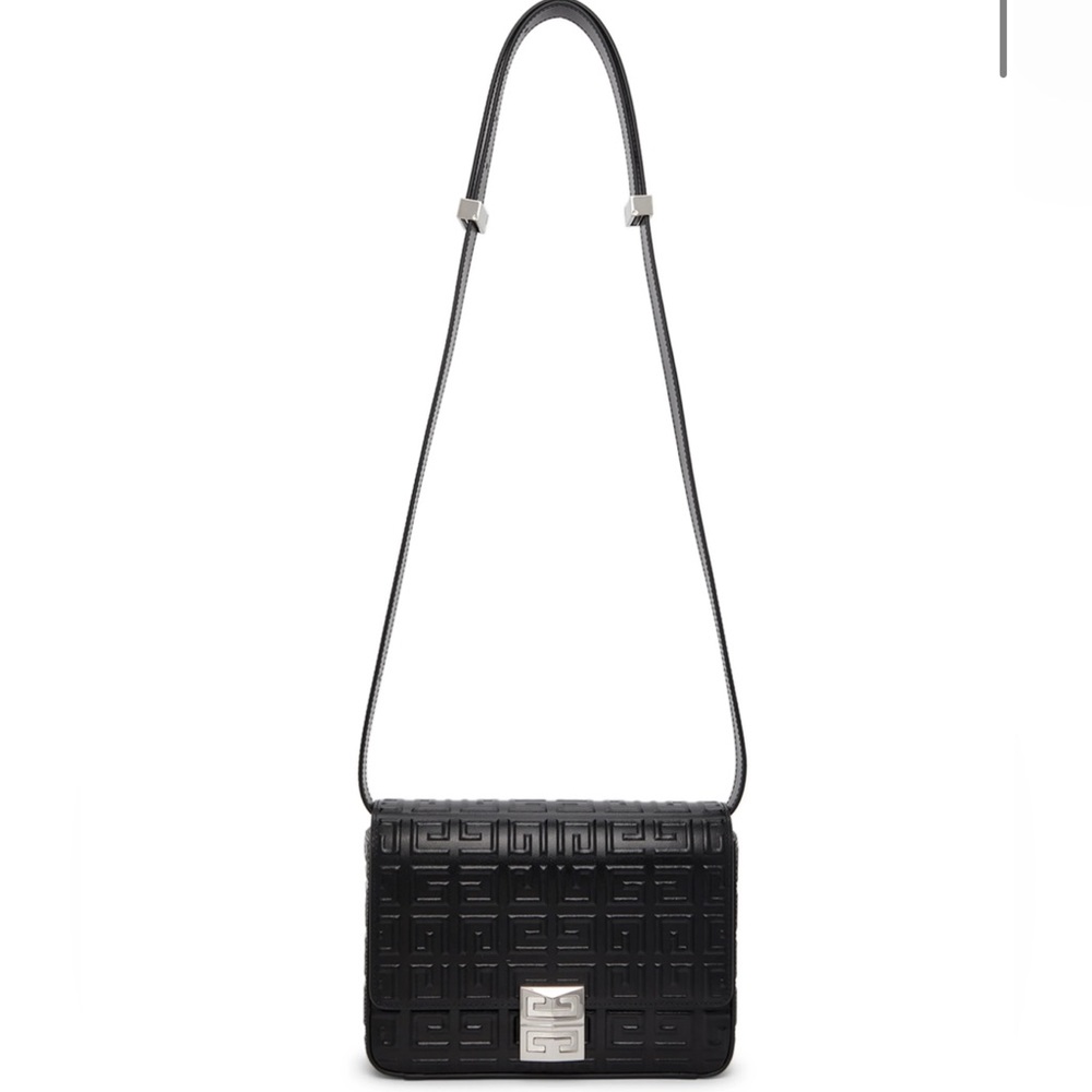 Authentic GIVENCHY Black 4G Leather crossbody bag